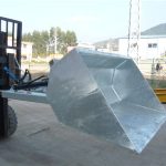 د بالټ ، هیدرولیک بالټ سره 3 ټن فورک لیفټ